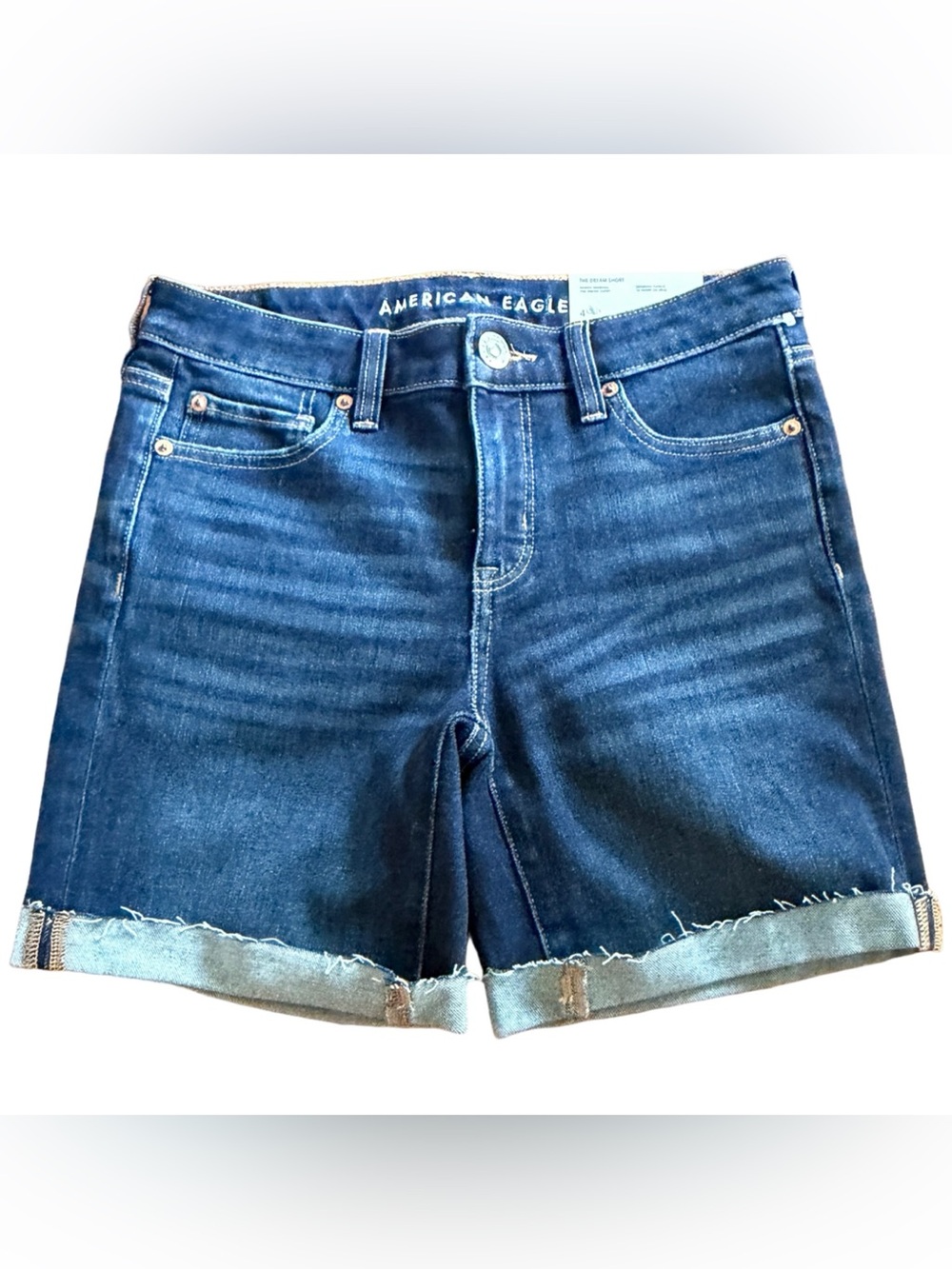 American Eagle Dream Short Bermuda Jean Shorts NWT Stretch Sz 4 W28/29